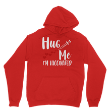 Load image into Gallery viewer, Hug Me I'm Vaccinated Classic Adult Hoodie