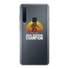 Load image into Gallery viewer, Social Distance Back Printed Transparent Soft Phone Case