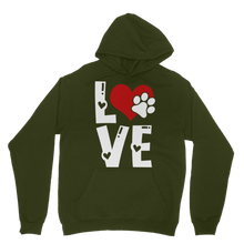Load image into Gallery viewer, Love Dog Classic Adult Hoodie