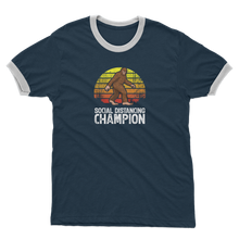 Load image into Gallery viewer, Social Distance Adult Ringer T-Shirt