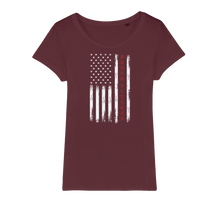 Load image into Gallery viewer, Proud Veteran Organic Jersey Womens T-Shirt