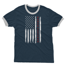 Load image into Gallery viewer, Proud Veteran Adult Ringer T-Shirt