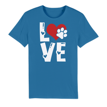 Load image into Gallery viewer, Love Dog Premium Organic Adult T-Shirt