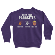 Load image into Gallery viewer, Trump Parasite Classic Kids Sweatshirt