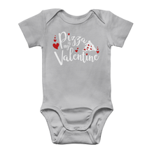 Load image into Gallery viewer, Pizza is My Valentine Classic Baby Onesie Bodysuit