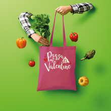 Load image into Gallery viewer, Pizza is My Valentine Shopper Tote Bag
