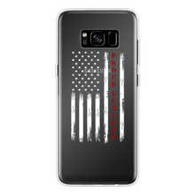 Load image into Gallery viewer, Proud Veteran Back Printed Transparent Soft Phone Case