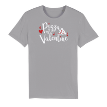 Load image into Gallery viewer, Pizza is My Valentine Premium Organic Adult T-Shirt