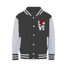 Load image into Gallery viewer, Love Dog Varsity Jacket