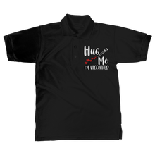 Load image into Gallery viewer, Hug Me I'm Vaccinated Classic Adult Polo Shirt