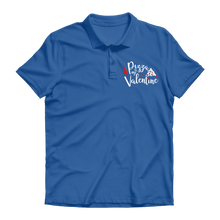 Load image into Gallery viewer, Pizza is My Valentine Premium Adult Polo Shirt
