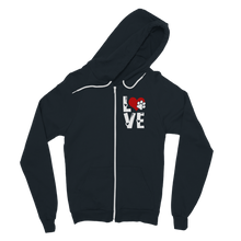 Load image into Gallery viewer, Love Dog Classic Adult Zip Hoodie