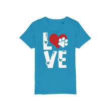 Load image into Gallery viewer, Love Dog Organic Jersey Kids T-Shirt