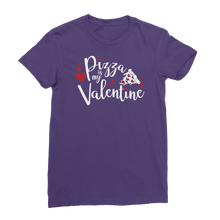 Load image into Gallery viewer, Pizza is My Valentine Premium Jersey Women's T-Shirt
