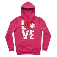 Load image into Gallery viewer, Love Dog Premium Adult Hoodie