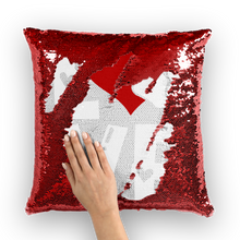 Load image into Gallery viewer, Love Dog Sequin Cushion Cover