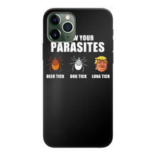 Load image into Gallery viewer, Trump Parasite Back Printed Black Soft Phone Case