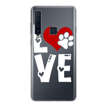 Load image into Gallery viewer, Love Dog Back Printed Transparent Soft Phone Case