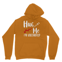 Load image into Gallery viewer, Hug Me I'm Vaccinated Classic Adult Hoodie