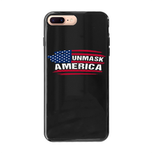 Load image into Gallery viewer, Unmask Back Printed Black Soft Phone Case