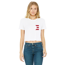 Load image into Gallery viewer, Joe Biden Classic Women's Cropped Raw Edge T-Shirt