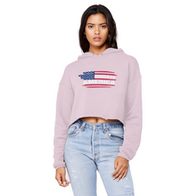 Load image into Gallery viewer, Unmask Unisex Cropped Raw Edge Boyfriend Hoodie