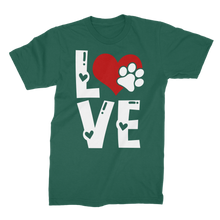 Load image into Gallery viewer, Love Dog Premium Jersey Men's T-Shirt