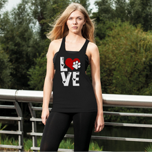 Load image into Gallery viewer, Love Dog Women's Loose Racerback Tank Top
