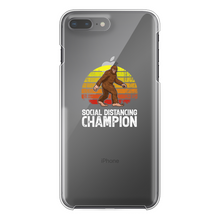 Load image into Gallery viewer, Social Distance Back Printed Transparent Hard Phone Case