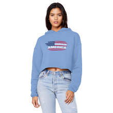 Load image into Gallery viewer, Unmask Unisex Cropped Raw Edge Boyfriend Hoodie