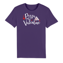 Load image into Gallery viewer, Pizza is My Valentine Premium Organic Adult T-Shirt