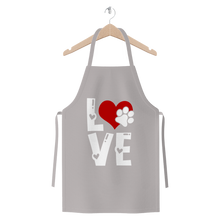 Load image into Gallery viewer, Love Dog Premium Jersey Apron
