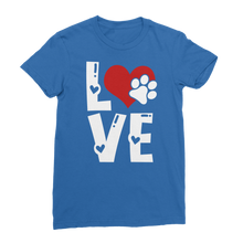 Load image into Gallery viewer, Love Dog Premium Jersey Women's T-Shirt