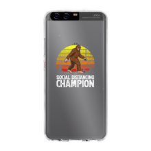 Load image into Gallery viewer, Social Distance Back Printed Transparent Hard Phone Case
