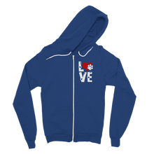Load image into Gallery viewer, Love Dog Classic Adult Zip Hoodie