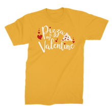 Load image into Gallery viewer, Pizza is My Valentine Premium Jersey Men's T-Shirt
