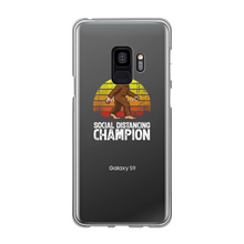 Load image into Gallery viewer, Social Distance Back Printed Transparent Soft Phone Case