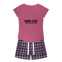 Load image into Gallery viewer, Covid-Zero Collection Girls Sleepy Tee and Flannel Short