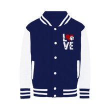 Load image into Gallery viewer, Love Dog Varsity Jacket