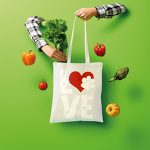 Load image into Gallery viewer, Love Dog Shopper Tote Bag