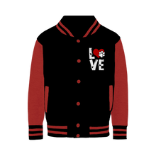 Load image into Gallery viewer, Love Dog Varsity Jacket