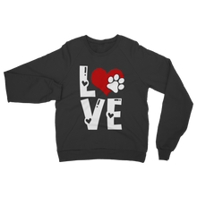 Load image into Gallery viewer, Love Dog Classic Adult Sweatshirt