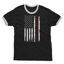 Load image into Gallery viewer, Proud Veteran Adult Ringer T-Shirt