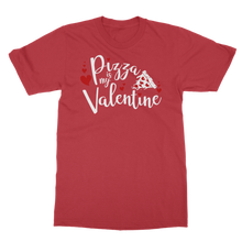 Load image into Gallery viewer, Pizza is My Valentine Classic Heavy Cotton Adult T-Shirt