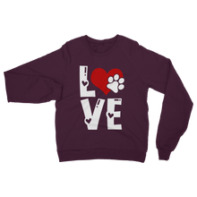 Load image into Gallery viewer, Love Dog Classic Adult Sweatshirt