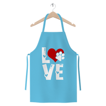 Load image into Gallery viewer, Love Dog Premium Jersey Apron