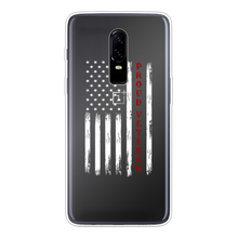 Load image into Gallery viewer, Proud Veteran Back Printed Transparent Soft Phone Case