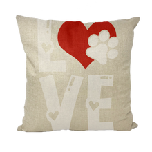 Load image into Gallery viewer, Love Dog Throw Pillows