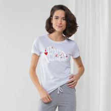 Load image into Gallery viewer, Pizza is My Valentine Women's Long Pant Pyjama Set