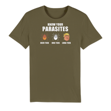 Load image into Gallery viewer, Trump Parasite Premium Organic Adult T-Shirt